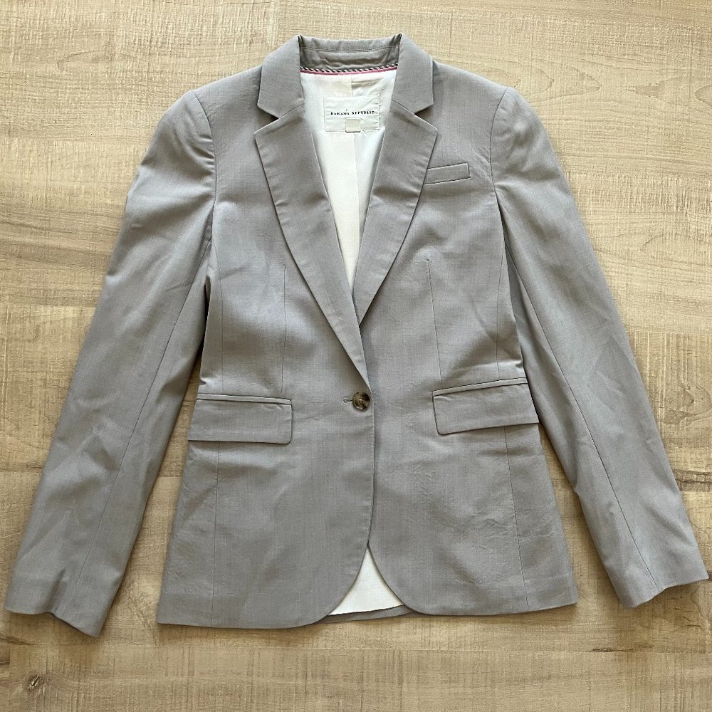 Banana Republic Gray Blazer